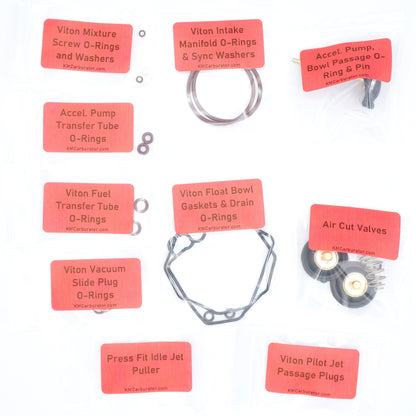 1983 Honda CX650 & GL650 Complete Carburetor Seal Kit